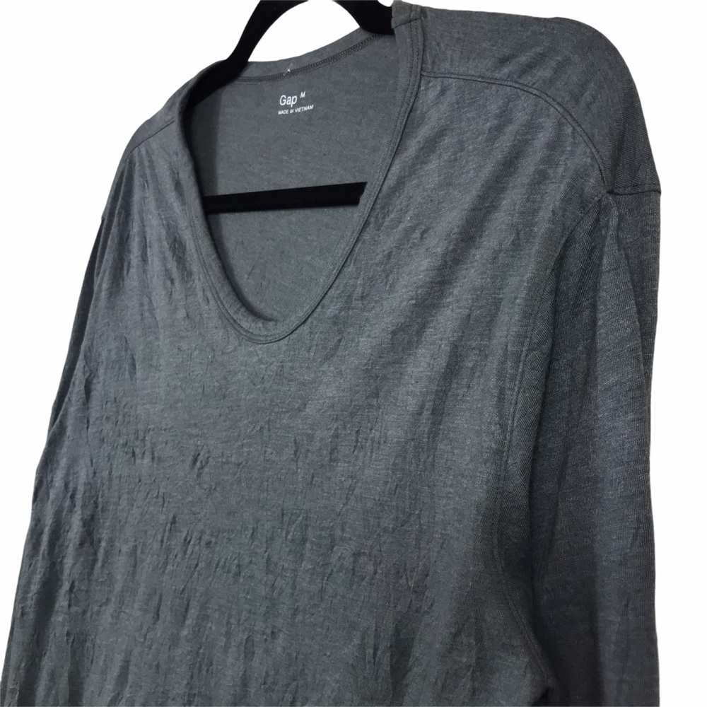 Gap Crinkle Cotton Tee Shirt - Picture 5 of 9